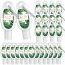 Leelosp 30 Pcs Mini Sunscreen with Carabiner Bulk Travel Size 1 Fl. oz. Spf 30 Mini Sunblock Lotion with Clip Thank You Gifts Party Favor for Guest Wedding Bridal Shower Bachelorette Summer Outdoor