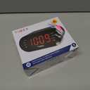 Timex T231G AM/FM Dual Alarm Clock Radio with 1.2-Inch Display and Line-In Jack (Gunmetal)  