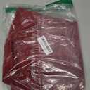 Jeneoo Santa Red Decorative Throw Pillow Covers Soft Chenille Comfy Square Couch Cushion Cases for Living Room Sofa Decor (Set of 2, 18 x 18 Inches)