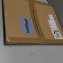 Patio Small Side Table Waterproof Round Metal Steel Weather Resistant Portable Outdoor and Indoor End Table for Garden Balcony Yard, Black