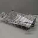 DecoBrothers Stackable Under Sink Organizer with Sliding Basket, Chrome
