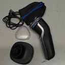 Philips Norelco Shaver 3900 Series, Wet and Dry Electric Shaver, P-Cap, Travel Pouch, Charging Stand, Storm Blue, Model S3341/92 (Silver New)