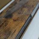 QEEIG Floating Shelves for Wall 31.5" Long - Wall Mounted Shelf Bathroom Kitchen Living Room Bedroom Farmhouse Home Decor Display Bookshelf Large 31.5 x 9.3 inch Set of 2, Rustic Brown (008-80BN)
