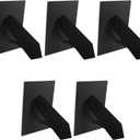 Bitray 5Pcs Easel Back for Picture Frame Black Picture Frame Back Stand 5 x 7 Inch Replacement Picture Frame Easel Back (5"/12.7cm x 7"/17.8cm x 0.1"/0.26cm)