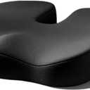 Tophacker Seat Cushion, Memory Foam Cushion for Office Chair Cushions, Ergonomic Cushions Pad Pillow (Black)