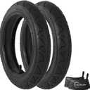 CALPALMY (2 Sets) 12"/14"/16"/18"/20" Bike Replacement Tires and Inner Tubes for MTB, BMX, Kids Bike - Compatible with RoyalBaby, Joystar, Dynacraft and More - Made from Premium Butyl Rubber