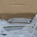 Havawish 8 Pcs 13 Inch Clear Glass Charger Plates with Gold Edge