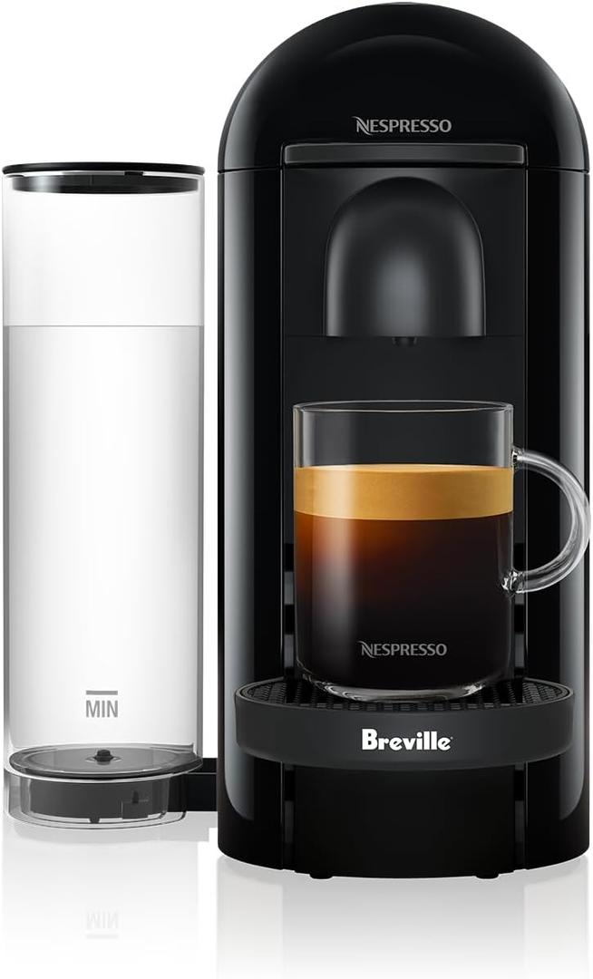 Nespresso Vertuo Plus Coffee and Espresso Maker by Breville, Ink Black Nespresso Vertuo Plus Coffee and Espresso Maker by Breville, Ink Black