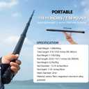 9ft/11.15ft Extra Long Fishing Net with Telescoping Handle, 11.15ft/133.8"