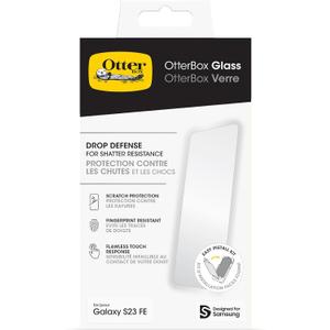OtterBox Galaxy S23 FE Glass Screen Protector, scratch protection, flawless clarity, fingerprint resistant