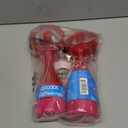 O2COOL Deluxe Handheld Battery Powered Water Misting Fan (Raspberry) 2 Pack (Pink)