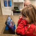 2 x DTLgear Trek Stand Flexible Phone and Small Tablet Holder for Airplane, Office, Desk, Treadmill, Hotel, Kitchen, Plane Travel Essentials (1 PACK - Version 2)