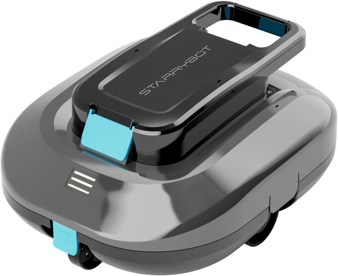 Robotic Pool Vacuum, Dual-Motor Above-Ground Cleaner(Gray)