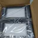 6"x6" (Actual: 5.5"x5.5") Deck Post Base Covers Aluminum, Split Style Post Base Trim Skirt Decorative Black 2Pack