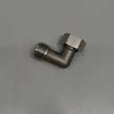 Beduan Stainless Steel Garden Hose Elbow 90 Dedgree Water Hose Connector Right Angle 3/4 GHT Male to Female Adapter for RV Camper Outdoor Faucets