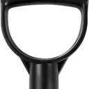 QWORK Shovel Grip Handle, 1-1/8" Inside Diameter PVC D-Shaped Grip Shovel Handle Replacement for Digging Raking Tools