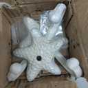 3Pack Cast Iron Starfish Coat Hooks 4.2in Decorative Wall Hooks Nautical Decor Hooks for Pool Towel Holder Bathroom Bedroom and Kitchen