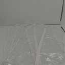 HomeClean Garment Bag (Set of 3) Plastic Garment Bags with Zipper Hanging Clothes Cover Dress Bag for Suits, Coats Closet (24'' x 40'', Black)