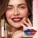 2 x Lip Stain Peel Off  Long Lasting Waterproof Lip Tint, Smudge Proof Transfer Resistant Lip Stains Tattoo,High Pigment Matte Lip Color, Kiss Proof Peel Off Lip Stain Masque,All-Day Stay Lip Makeup 07#