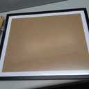 Mxtallup 19x23 Picture Frames Solid wood,Display Pictures 17x21 Inch With Mat or 19x23 Inch Without Mat, Poster Frames 17x21 in Photo Frames Wood Black