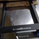 Woodhaven 8-Foot Firewood Rack American Brand 1/2 Cord Raised Lumber Storage Rack Keeps Wood Dry & Ready Heavy-Duty Steel,  (With Cover)