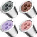 RETHONE Reusable K Cup Reusable Coffee Pods Compatible with Ninja Coffee Maker, Stainless Steel Reusable Coffee Filters for Ninja CFP201 CFP300 CFP301 CFP305 CFP307 CFP400 Dual Brew Pro (4 Packs)