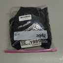 Kaximil Women's Square Neck Ruffle Hem Mini Dress Ruched Waist Short Party Dresses, X-Small, Black