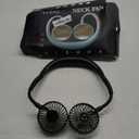 Portable Neck Fan, 2600mAh Battery Operated Ultra Quiet Hands Free USB Fan with Strong Wind, 360 Adjustable High Flexibility Wearable Personal Fan for Home Office Outdoor Travel (Black)