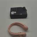 KIDEE Portable Neck Fan, Neck Fans Rechargeable for Women Men, 4000mAh Personal Bladeless Fan, Upgraded Cooling Air Volume, Ultra Quiet Wearable Fan (Pink)