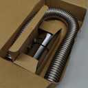 BLACKHORSE-RACING 24" Stainless Steel Radiator Flexible Coolant Water Hose Kit with Caps Universal