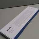 Wireless Keyboard and Mouse, Vssoplor 2.4GHz Rechargeable Quiet Full-Size Keyboard and Mouse Combo with Nano USB Receiver for Windows, Laptop, PC, Notebook-Black and Blue