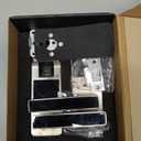 Harfo Fingerprint Door Lock, Heavy Duty Full APP Control Touchscreen Keypad Keyless Lock with Reversible Handle, Perfect for Home/Office/Bedroom Doors (Satin Nickel)