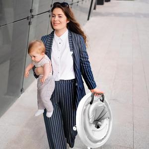 Baby Walker with Wheels: Adjustable Height & Foldable Design, Mute Wheels & Anti-Rollover Feature, Includes Footrest, Perfect for Boys & Girls 6-18 Months 