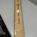 Heavy Duty Curtain Rods, 1 1/8 Inch Diameter Single Curtain Rod 144-240Inch(12-20ft) Extendable Length for Large Windows with End Caps Adjustable Modern Brackets-Warm Gold