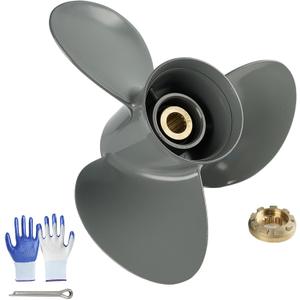 Outboard Aluminum Boat Outboard Propeller for Honda, 14.8x17,OEM No.58133-ZY3-A17HR