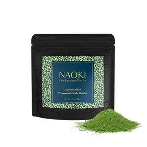 Naoki Matcha Superior Ceremonial Blend Authentic Japanese First Harvest Ceremonial Grade Matcha Green Tea Powder from Uji, Kyoto (50g / 1.75oz), EXP 12 JUN 2026 
