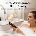 SAKYPRORAL AI Sonic Electric Toothbrush for Adults with Brushing Score & Smart Timer Display, 6-Zone Tracking, Rechargeable Whitening Brush with Soft Heads (Midnight Black)