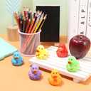 Lenwen 48 Pcs Christmas Rubber Ducks 2" Themed Rubber Ducks Bulk Party Gifts for Birthday Baby Showers Accessories Christmas Halloween Thanksgiving Party Supply