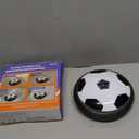 Floating Soccer Ball, 18x18x6cm Light-Up LED Battery Powered Interactive Float Football for Indoor Game, Training Ball for Birthday, Christmas Pack Of 2