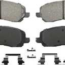 DRiV Wagner Disc Brake Pad Set - ZD866 - Ceramic Brakes for Car - Reduces Noise & Restores Braking Performance - Stainless-Steel Hardware - QS - Ceramic