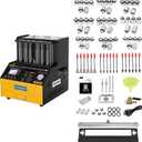 AUTOOL Automotive 6-Cylinder 110V GDI Fuel Injector Cleaning Machine,EFI Fuel Injector Cleaner Kit Tool,FSI Fuel Injector Tester Cleaner for All Petrol and Car Motorcycle