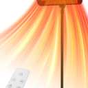 BALKO Outdoor Heater, 12H Timer & 3 Heat Levels, IP54 Waterproof Garage Heater, 1500W Infrared Heating Covers 300Sq.ft, Tip-Over Protection,Towel Bracket,Remote, 83 Inch Patio Heaters for Outdoor Use