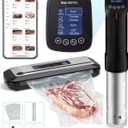 INKBIRD WIFI Sous Vide Cooker ISV-100W and Vacuum Sealer Machine | 1000W Sous-Vide Cooker Immersion Circulator with 14 Preset Recipes on APP and Thermal Immersion, Fast-Heating with Timer