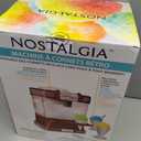Nostalgia Snow Cone Shaved Ice Machine - Retro Table-Top Slushie Machine Makes 20 Icy Treats - Includes 2 Reusable Plastic Cups & Ice Scoop - Retro Red