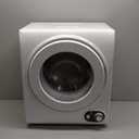 Compact Laundry 120V Clothes Stainless Steel Inner Tub, Electric Machine for Small Space, Apartments, hostels, RVs, 4 Modes Portable Dryer, 1.5 Cubic Feet, Gray