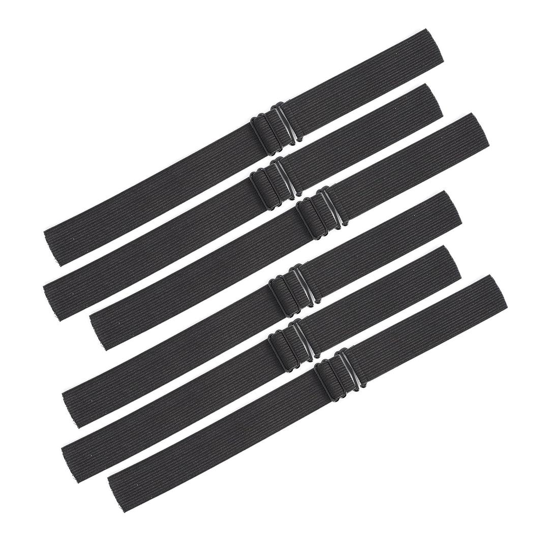 Adjustable Straps For Wigs And Making WigsAdjustable Wig Bands (Black, 1 x 6pcs)