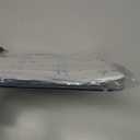 Feams Slim Case for iPad (A16) 11th Generation 11 Inch 2025, iPad 10th Generation 10.9 Inch 2022, Tri-Fold Stand Clear Back Cover with Pencil Holder & Auto Sleep, Blue Bow