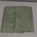 SimpleBrand Sage Short Sheer Drapes Half Window Curtains for Bathroom Small Windows, 42 X 36 Inch, 2 Panels