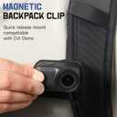 Osmo Nano Backpack Clip Mount for DJI Osmo Nano/Xtra Atto Accessories Magnetic Quick Release 360 Adjustable Holder Strong Grip for Vlogging Travel Shooting