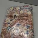 Lahome Oriental Washable Round Area Rug, Non-Slip Round Rugs 6ft Ultra-Thin, Soft Large Throw Circle Carpet for Living Room Bedroom Kitchen Nursery Eleanor, Brick Red